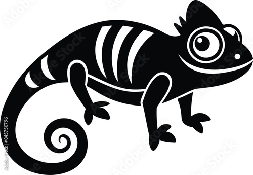 illustration of a chameleon