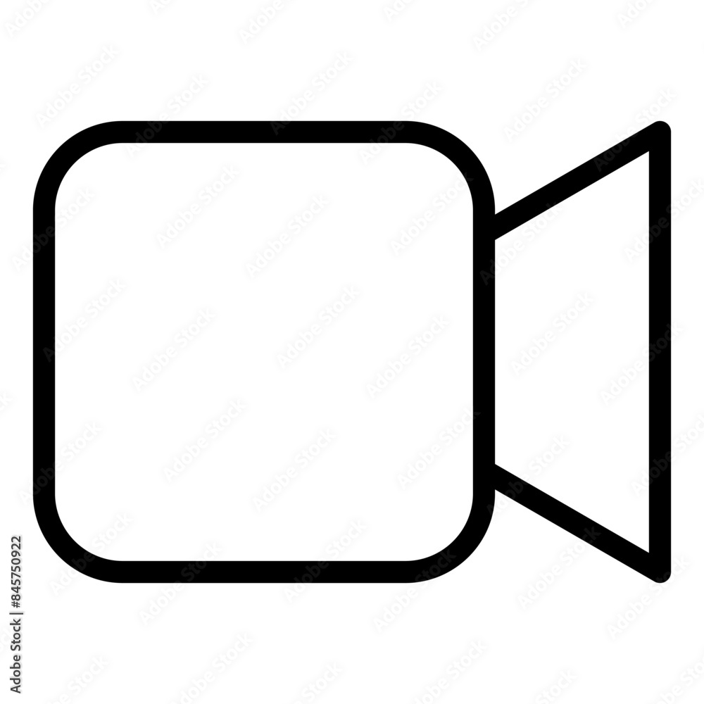 video line icon vector illustration isolated on white background video line icon vector illustration isolated on white background