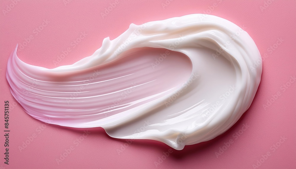 smears of cream texture on a pink background High quality photo smears of cream texture on a pink background High quality photo