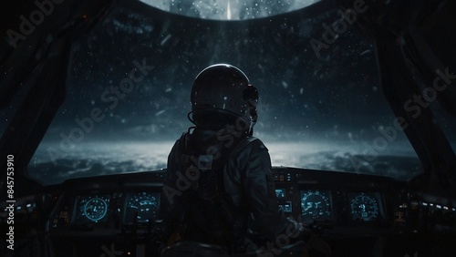 astronaut in universe