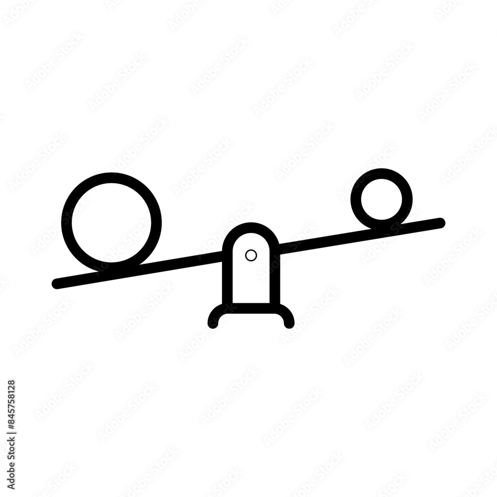 Balancing Scale Icon Perfect for Equilibrium and Stability Themes Balancing Scale Icon Perfect for Equilibrium and Stability Themes