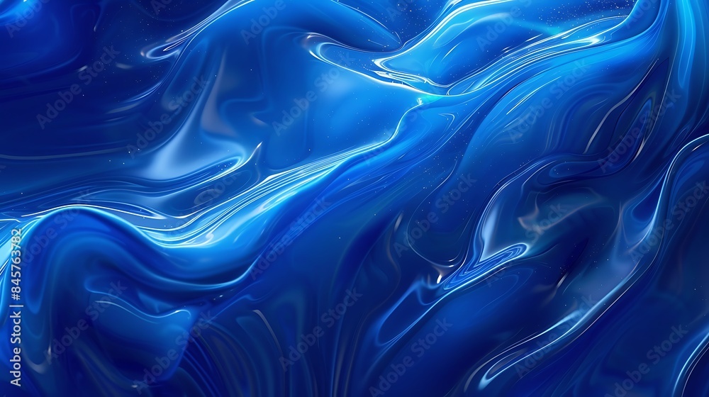Abstract blue flow wave background Abstract blue flow wave background