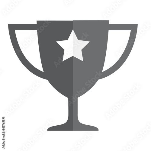 Trophy icon. Champions cup icon illustration.