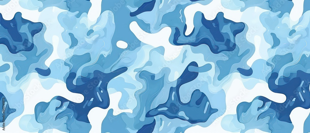 Light blue camouflage seamlessly disguises, adding an elegant touch to any setting Light blue camouflage seamlessly disguises, adding an elegant touch to any setting