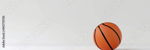 Isolated Basketball on White Background © GMeta