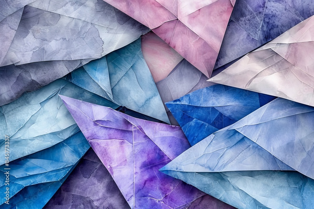Abstract illustration with colorful geometric shapes in pastel colors. Abstract illustration with colorful geometric shapes in pastel colors.