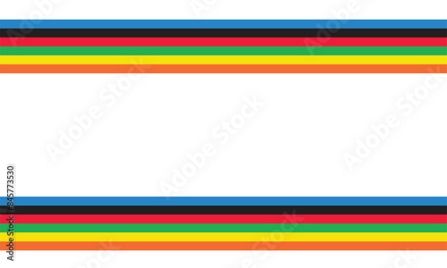 Colorful banner background, olympic games, copy space for text. Vector. EPS 10/AI