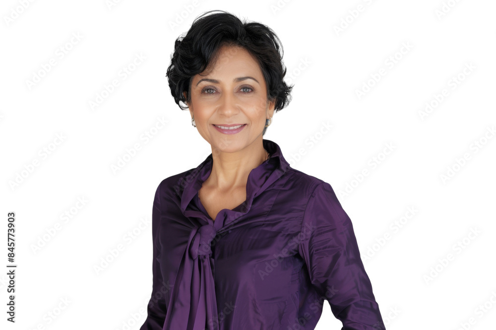 Confident Indian businesswoman smiling at the camera. Confident Indian businesswoman smiling at the camera.