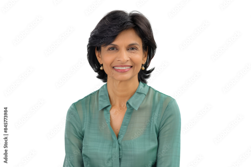 Confident Indian businesswoman smiling at the camera. Confident Indian businesswoman smiling at the camera.
