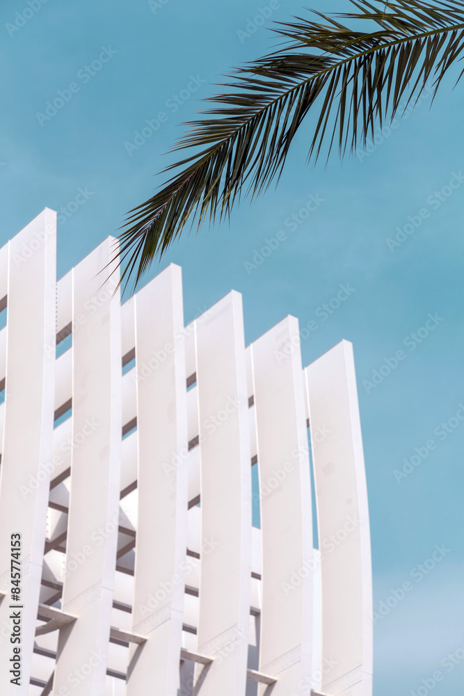 Architectural detail from Tel Aviv, Israel.