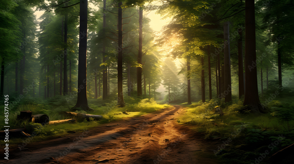 Obraz premium woods wallpaper, forrest wallpaper background, forrest photo