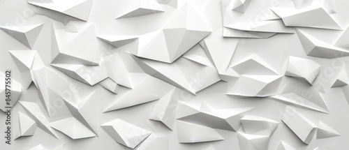 Geometric texture on simple white paper exudes an understated elegance and timeless sophistication