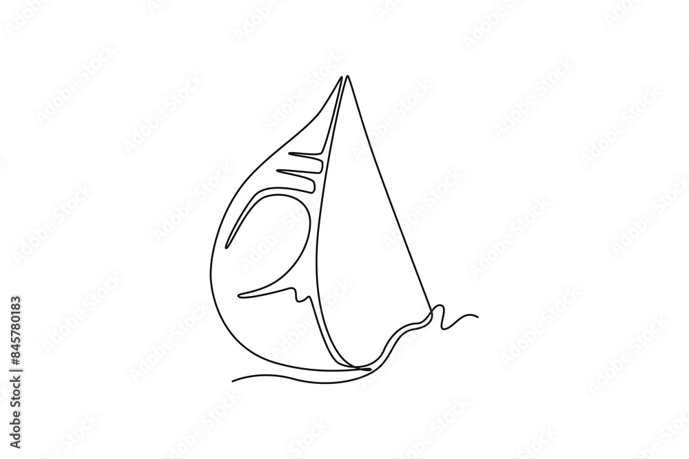 Continuous one line drawing of half cut sliced healthy organic jicama for orchard logo identity. Fresh turnip vegetable concept for vegan farm icon. Single line draw design vector graphic illustration Continuous one line drawing of half cut sliced healthy organic jicama for orchard logo identity. Fresh turnip vegetable concept for vegan farm icon. Single line draw design vector graphic illustration