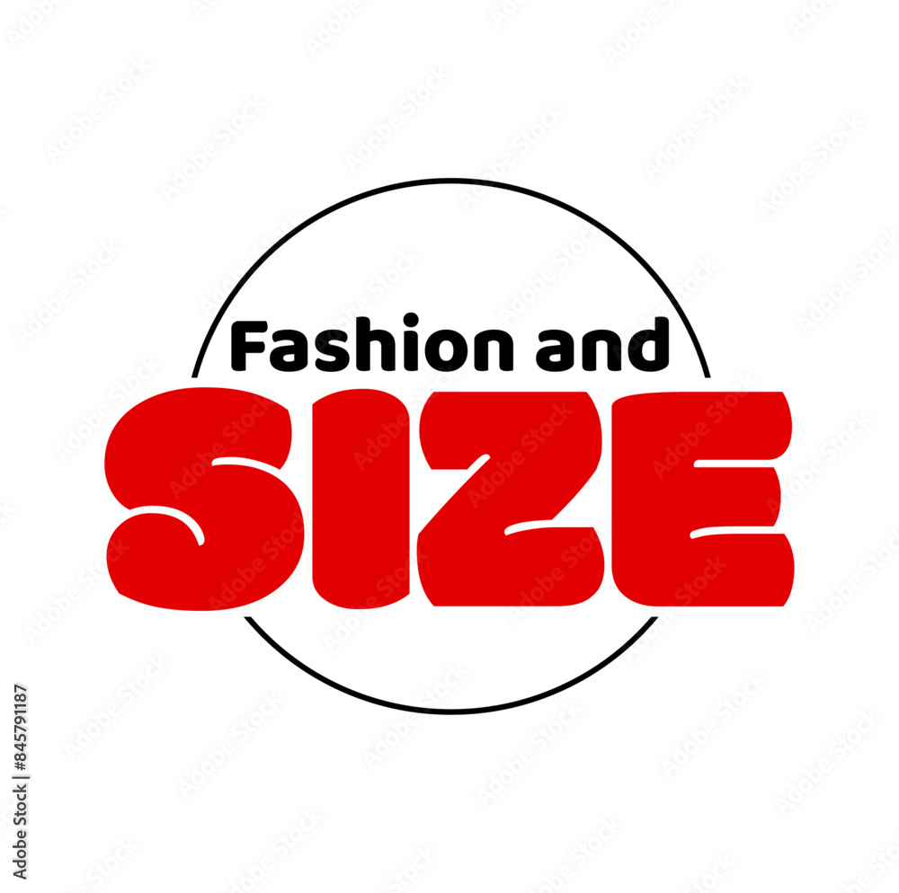Fototapeta premium fashion and size
