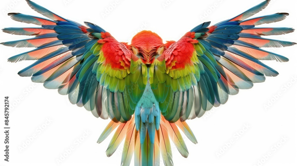 Fototapeta premium macaw feathers