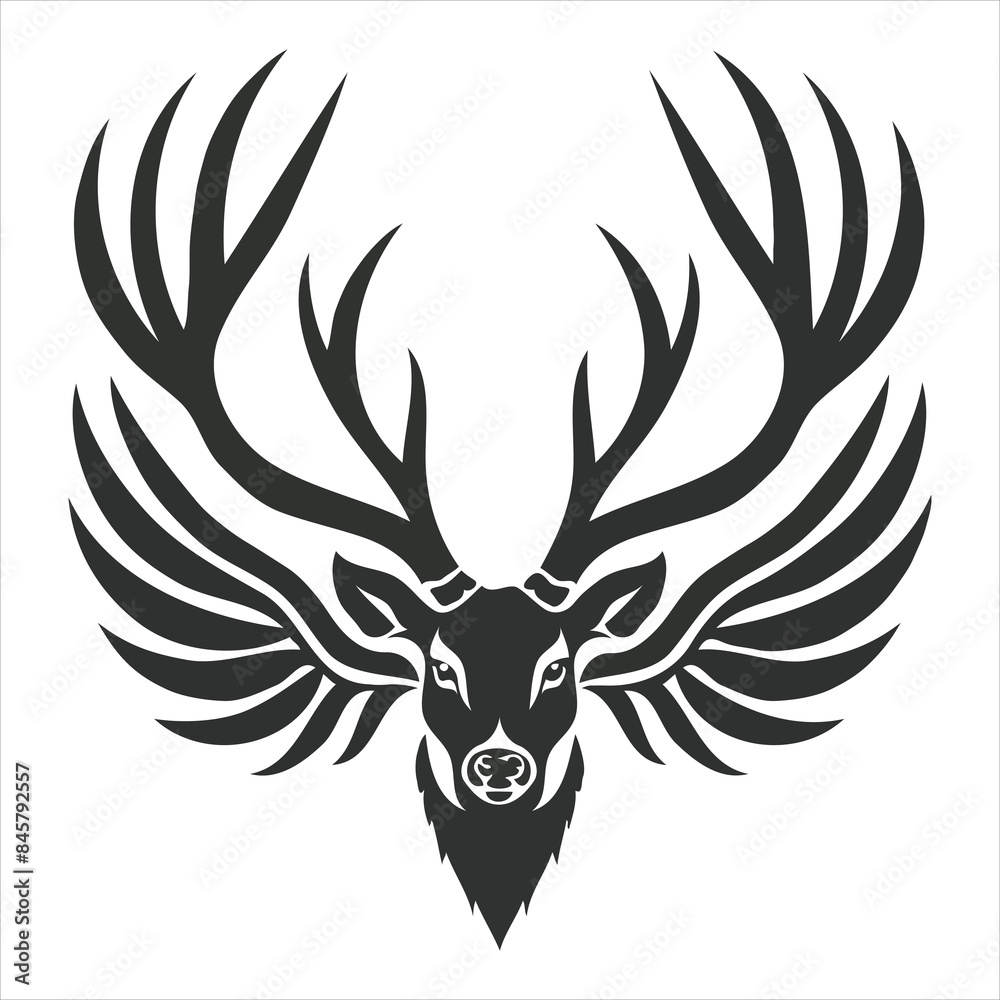 Animal Deer Logo illustration Animal Deer Logo illustration