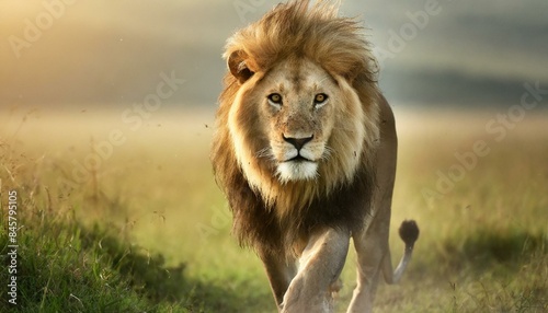 lion in the wild