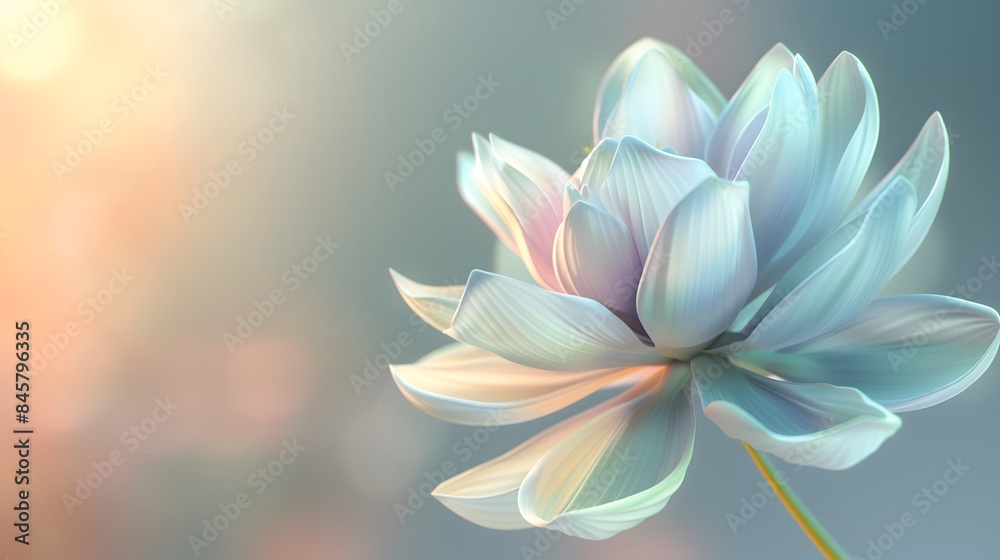 Delicate pastel flower bloom against a soft bokeh background, creating a dreamy and serene floral scene. Delicate pastel flower bloom against a soft bokeh background, creating a dreamy and serene floral scene.