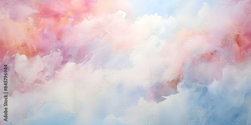 Abstract Textured Painting Featuring Pink, Blue, and White Colors on Canvas. Concept Abstract Art, Textured Painting, Pink Blue White, Canvas Art Abstract Textured Painting Featuring Pink, Blue, and White Colors on Canvas. Concept Abstract Art, Textured Painting, Pink Blue White, Canvas Art