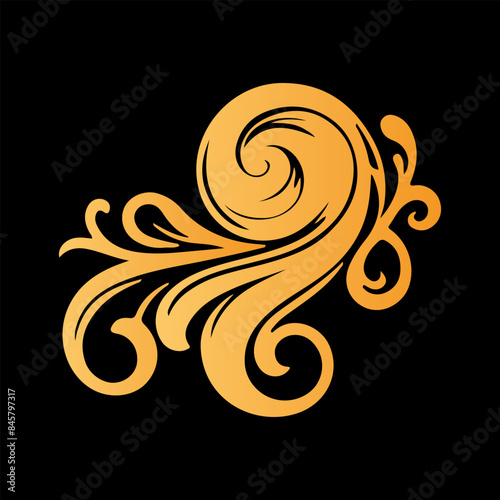 Creative luxury beauty woman hair style black logo design silhouette with white background.