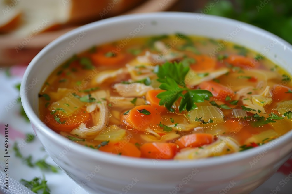 Chicken broth soup Chicken broth soup