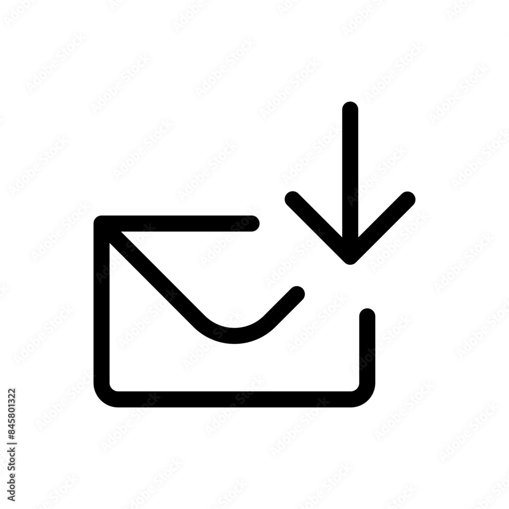 Envelope Mail Drop Icon Perfect for Postal and Communication Themes Envelope Mail Drop Icon Perfect for Postal and Communication Themes