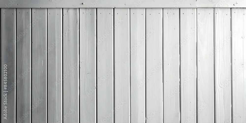 Obraz premium Modern farmhouse aesthetic Enhancing your space with white shiplap wall paneling. Concept White Shiplap, Modern Farmhouse, Wall Paneling, Home Decor, Interior Design