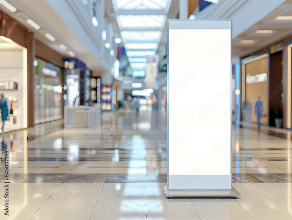Blank roll-up banner mockup Blank roll-up banner mockup