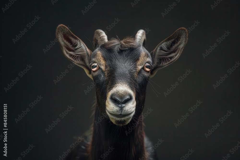 closeup portrait of curious goat animal photography closeup portrait of curious goat animal photography
