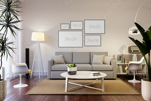 Frame wall display ratio 2:3 landscape