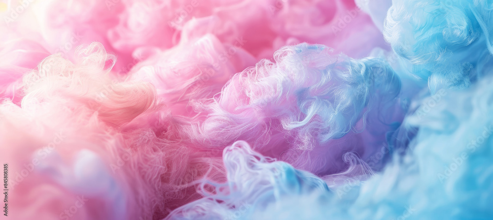 Dreamy Candy Floss Background Dreamy Candy Floss Background