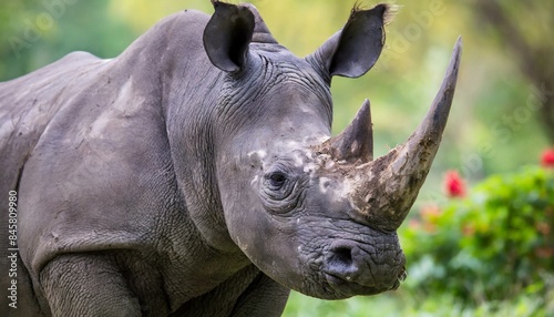 Black Rhinoceros portrait
