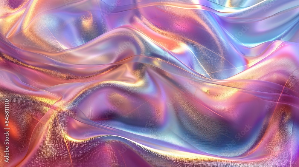 abstract metal holography background with waves abstract metal holography background with waves