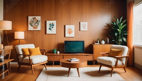 inimalist interior design style, futuristic home office, sleek furniture, state of the art technology