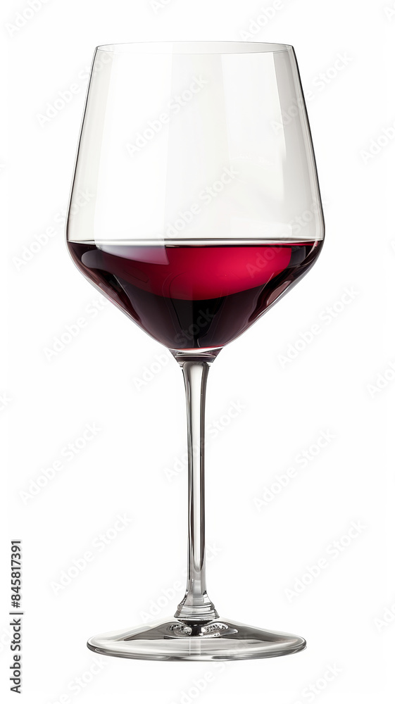 Isolated Red Wine Glass for Versatile Design Use Isolated Red Wine Glass for Versatile Design Use
