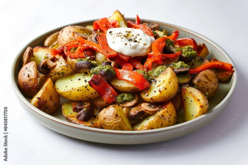 Scrumptious Baked Potatoes with Parmesan and Vegetables Scrumptious Baked Potatoes with Parmesan and Vegetables