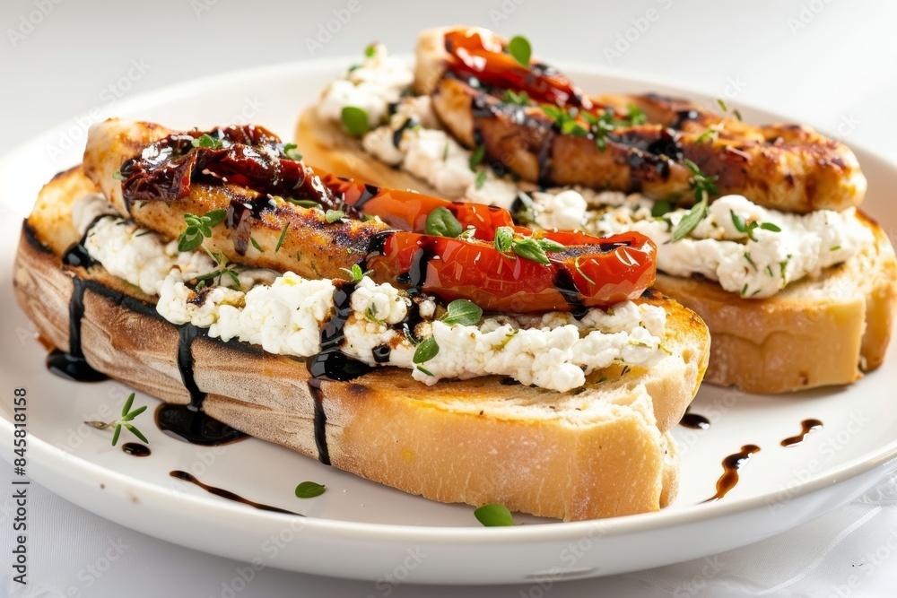 Juicy Balsamic Grilled Chicken Finger Sandwiches Juicy Balsamic Grilled Chicken Finger Sandwiches