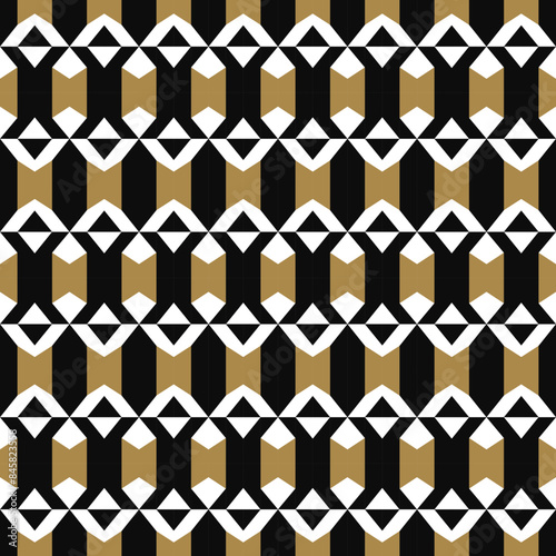 Geometric Retro Design Pattern Texture Wallart