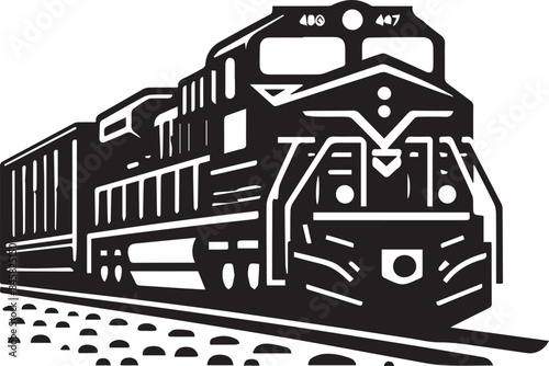 train on white