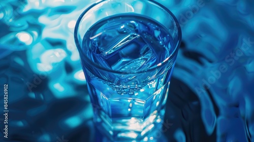 Wallpaper Mural Glass that is blue Torontodigital.ca