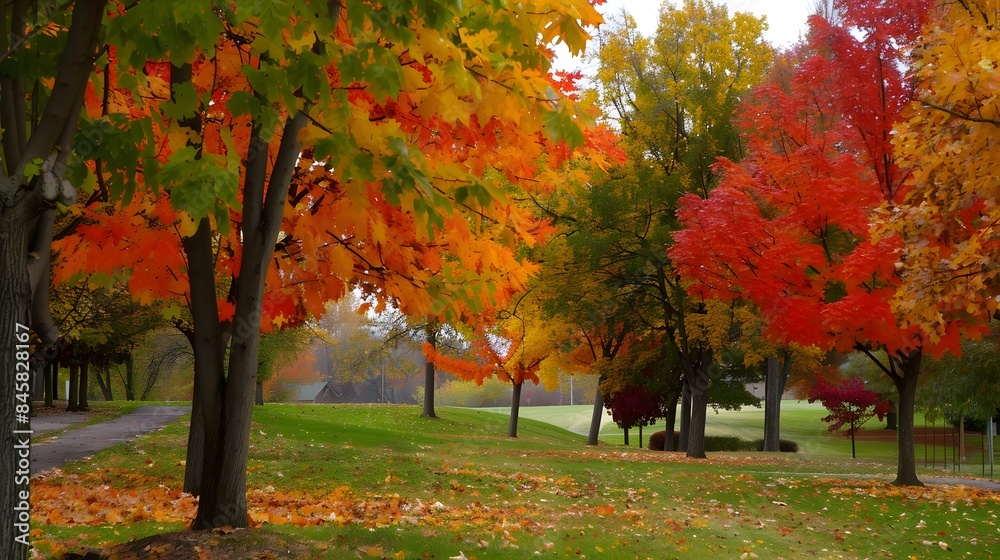 Fototapeta premium Autumn background