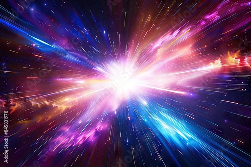 Interstellar Velocity Vortex – A Journey Through Hyperspace © photobuay