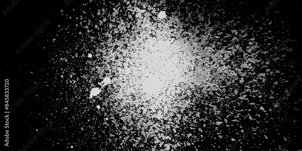 Obraz premium Black and white stain rusty metal texture overlay grunge vintage abstract background.