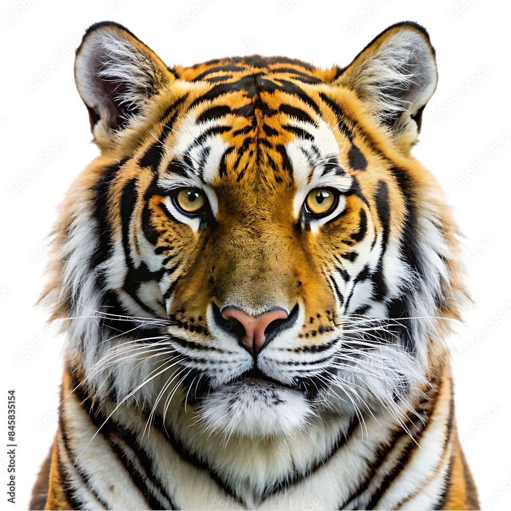 Fototapeta premium a tiger port rite transparent background