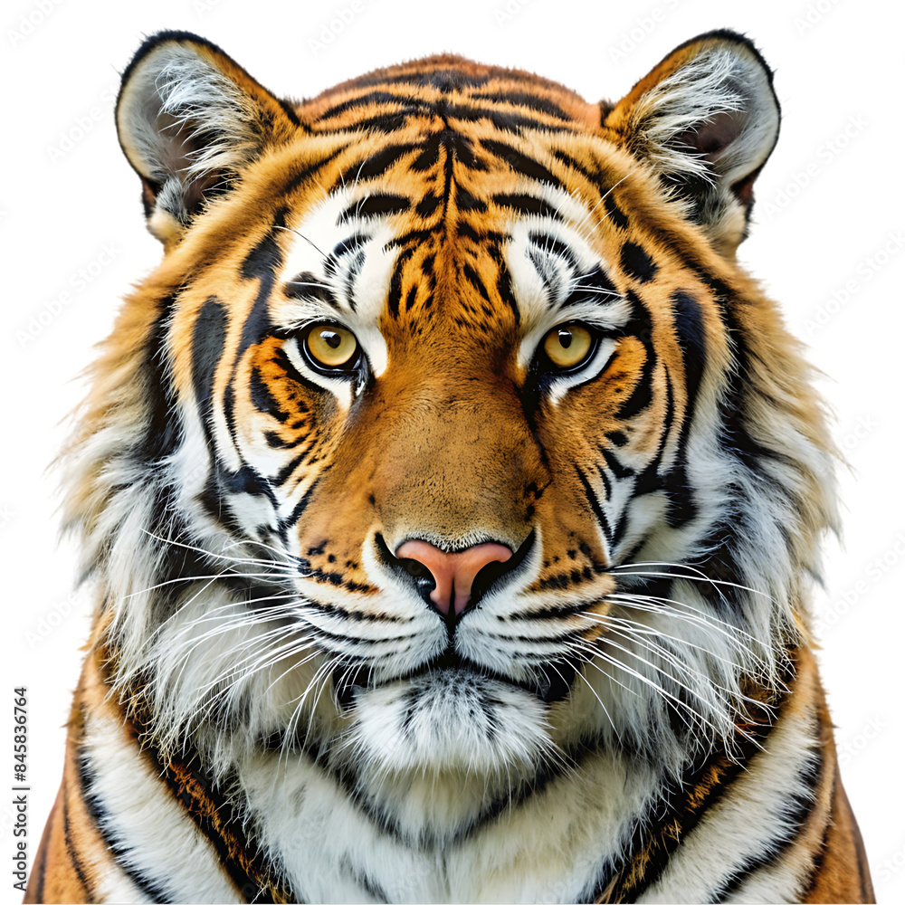 Obraz premium a tiger port rite transparent background