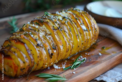 sliced potato photo