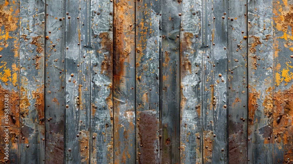 Galvanized Steel Grunge texture background ,Old rusty metal texture