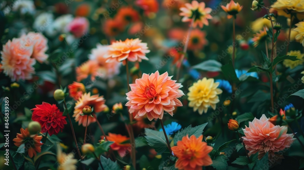 The Beauty of Flowers in a Garden The Beauty of Flowers in a Garden