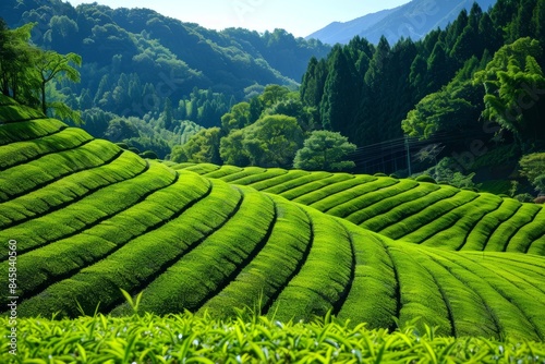 Stunning new tea plantation in Japan photo