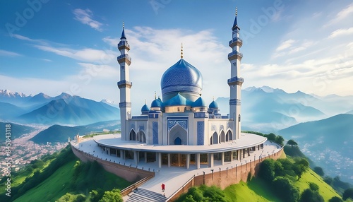 Kisi masjid ya Islamic monument ke saath apni photo share kare aur us jagah ke baare mein kuch interesting facts bataiye.8k photo